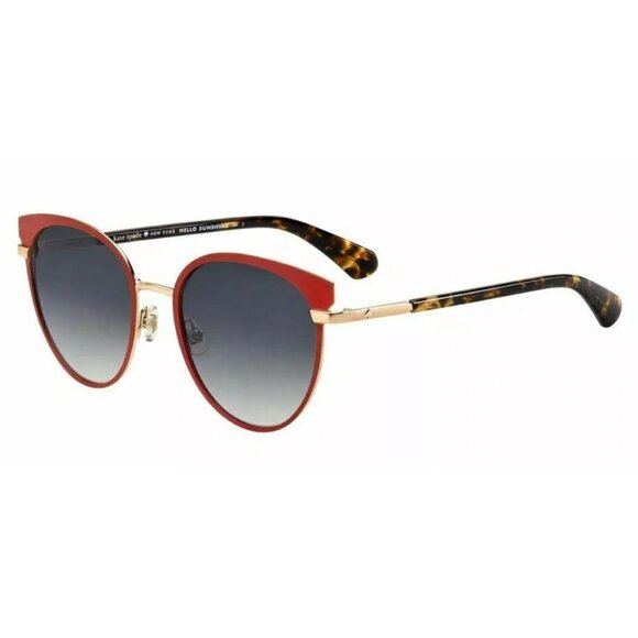 Kate Spade JANALEE 00UC Red Havana / Grey Gradient Sunglasses